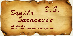 Danilo Saračević vizit kartica